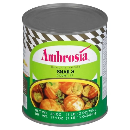 Savor Imports Savor Imports Extra Large Snails 72 Count 28 oz., PK12 22224